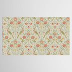 William Morris Seasons by May Melsetter Linen Cream Tablecloth Gallery Image 2