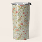 William Morris Seasons by May Melsetter Linen Cream Travel Mug Gallery Image 2