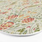William Morris Seasons by May Melsetter Linen Cream Bath Mat Gallery Image 3