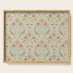 William Morris Seasons by May Melsetter Linen Cream Serving Tray Gallery Image 1
