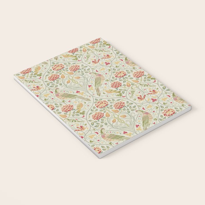 William Morris Seasons by May Melsetter Linen Cream Notebook Gallery Image 3