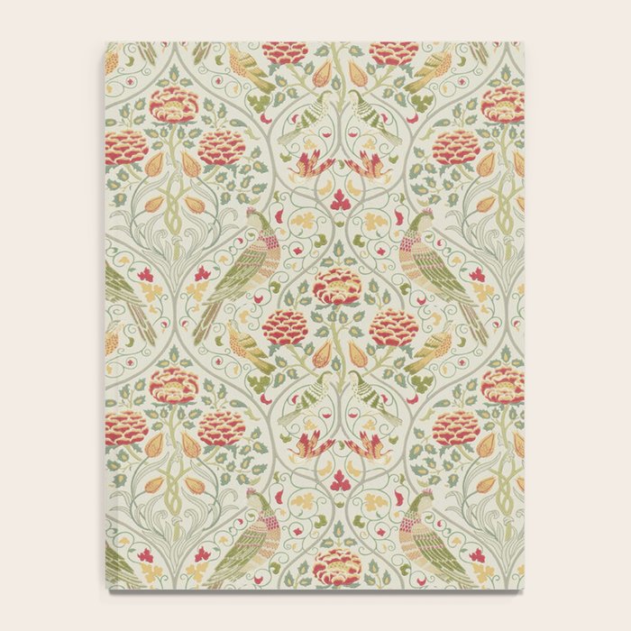 William Morris Seasons by May Melsetter Linen Cream Notebook Gallery Image 4