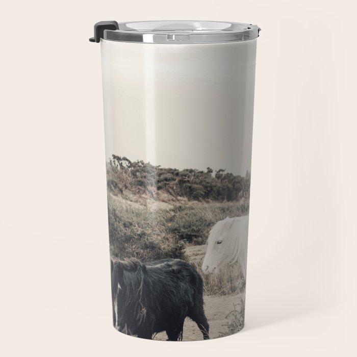 Wild horses on the endless highlands 3 Travel Mug Gallery Image 3