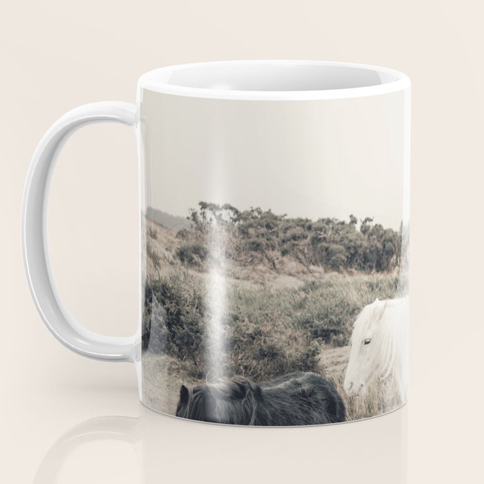 Wild horses on the endless highlands 3 Coffee Mug Gallery Image 3