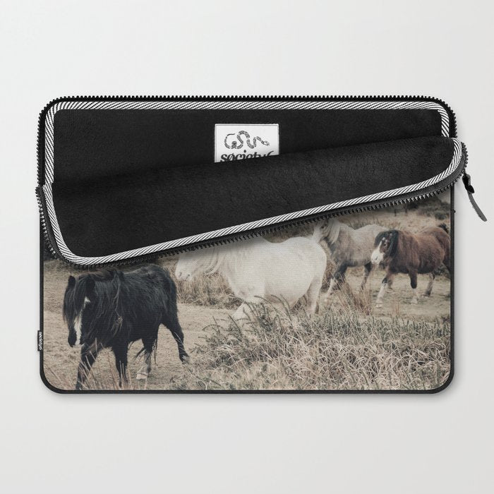 Wild horses on the endless highlands 3 Laptop Sleeve Gallery Image 2