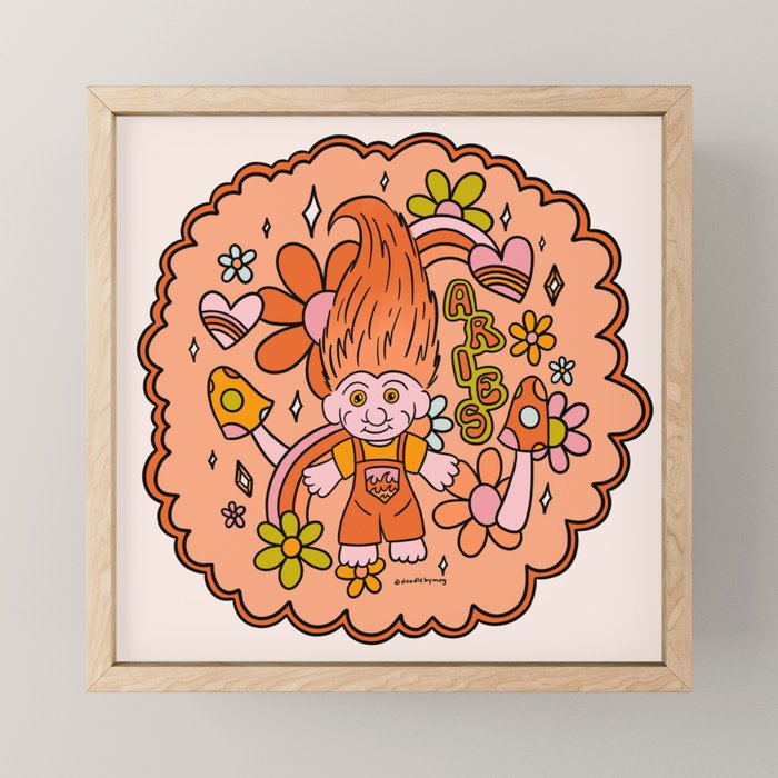Aries Troll Mini Art Print Gallery Image 1