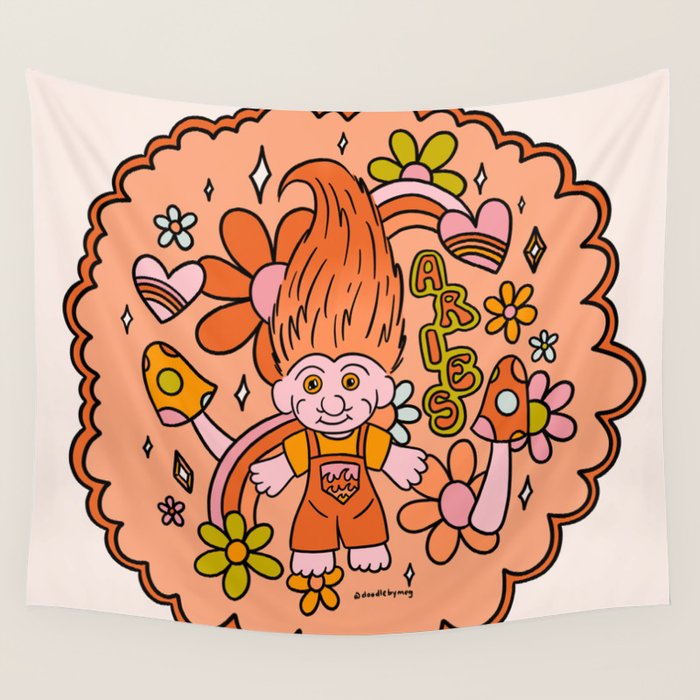 Aries Troll Wall Tapestry Gallery Image 1