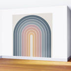 Gradient Arch XXII Sunrise Mid Century Modern Rainbow Wall Mural Gallery Image 2