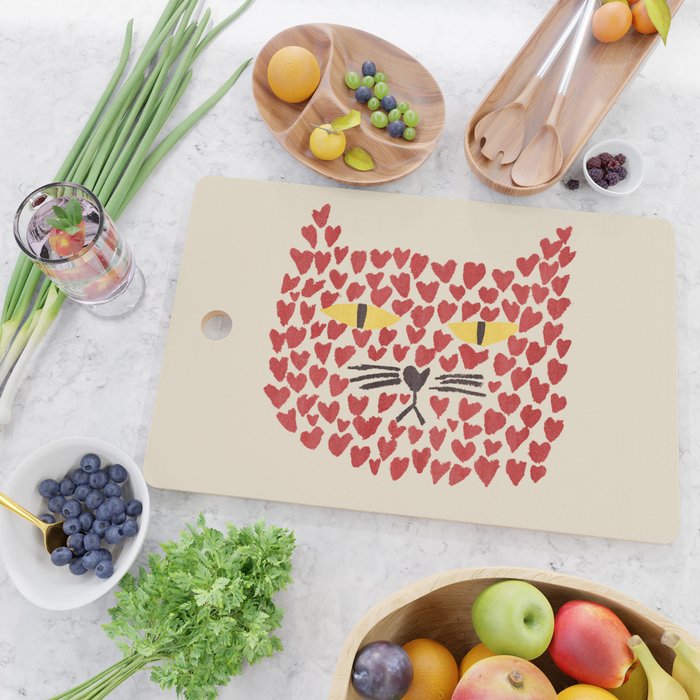 Love thy cat Cutting Board Gallery Image 2