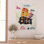 Flying pigs Wall Tapestry Gallery Image 2