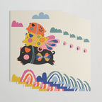 Flying pigs Wrapping Paper Gallery Image 3