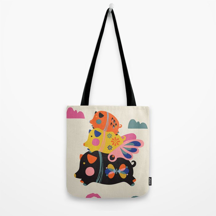 Flying pigs Tote Bag Gallery Image 2