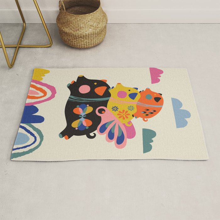 Flying pigs Rug Gallery Image 1