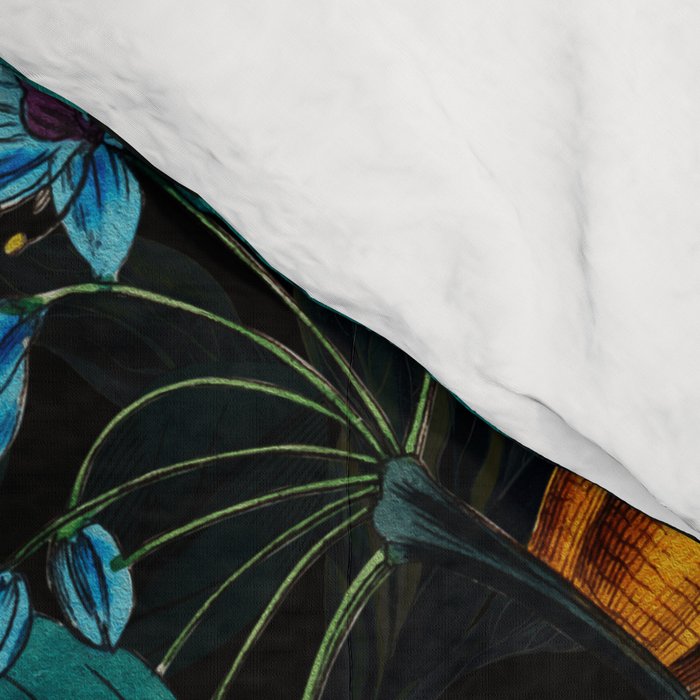 Chintzy Florals II - Night Comforter Gallery Image 4