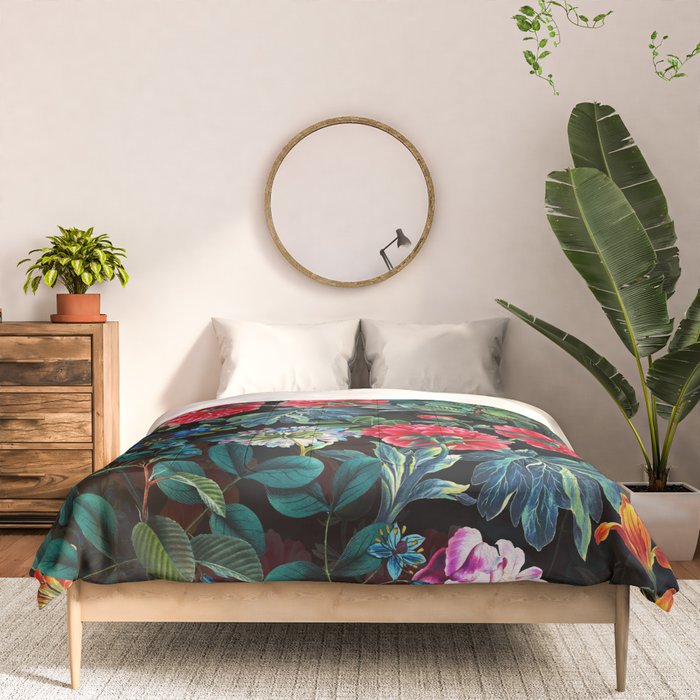 Chintzy Florals II - Night Comforter Gallery Image 3