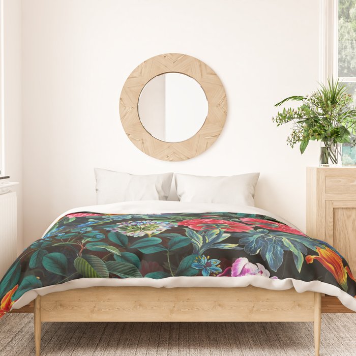 Chintzy Florals II - Night Duvet Cover Gallery Image 3