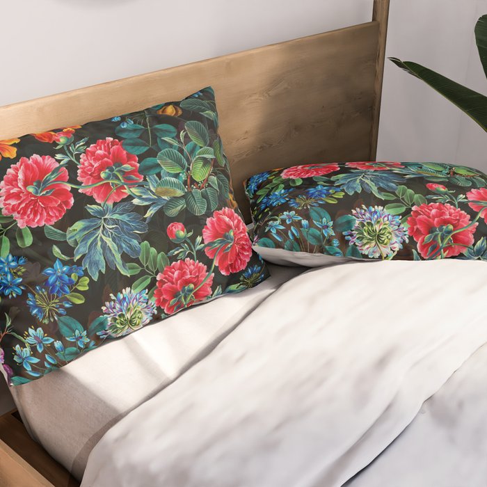 Chintzy Florals II - Night Pillow Sham Gallery Image 2