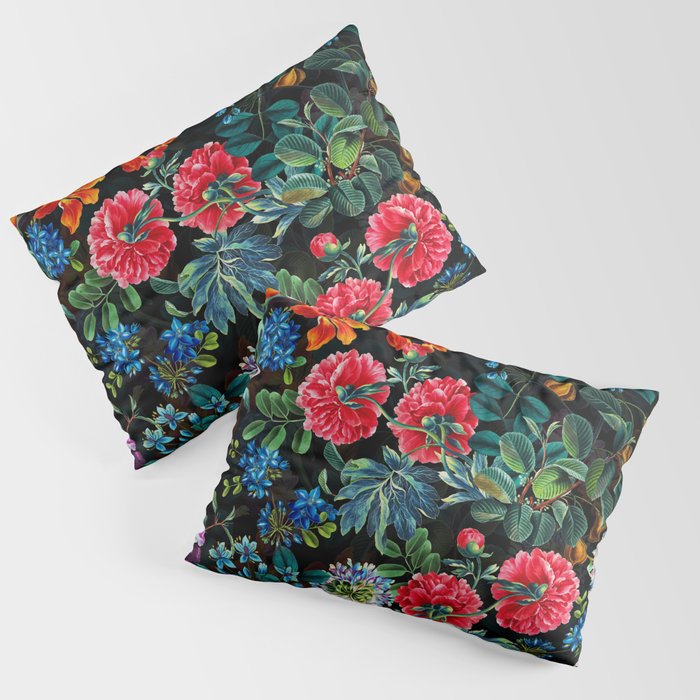 Chintzy Florals II - Night Pillow Sham Gallery Image 1