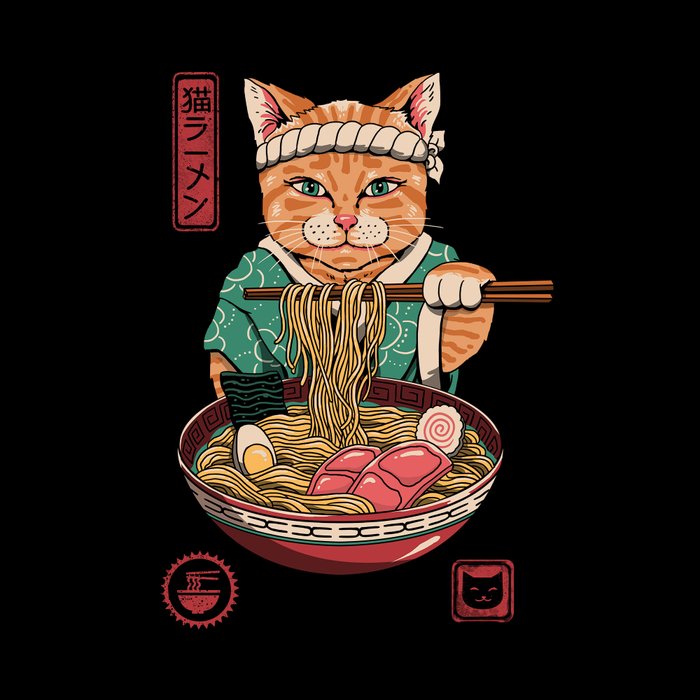 Neko Ramen Coffee Mug Gallery Image 2