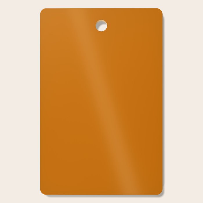 Retro Orange Solid Color Cutting Board Gallery Image 1