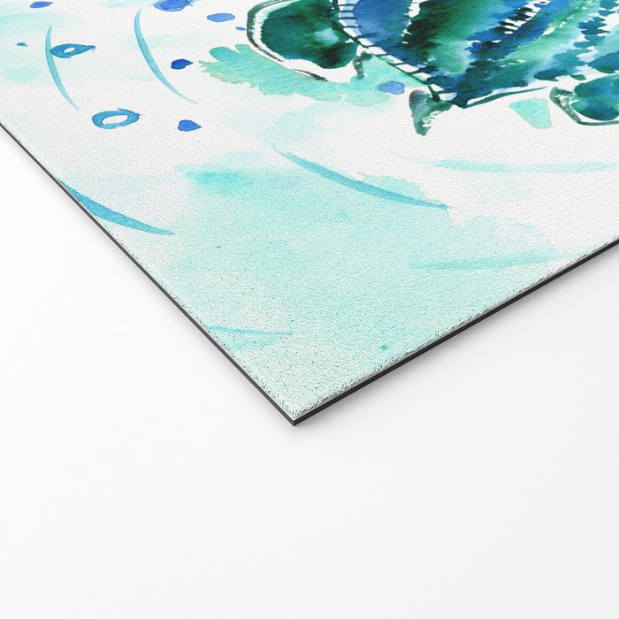 Turquoise Blue Sea Turtles in Ocean Welcome Mat Gallery Image 2