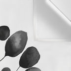 Watercolor Leaves Wall Tapestry Gallery Image 3