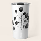 Watercolor Leaves Travel Mug Gallery Image 1
