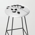 Watercolor Leaves Stool Gallery Image 2