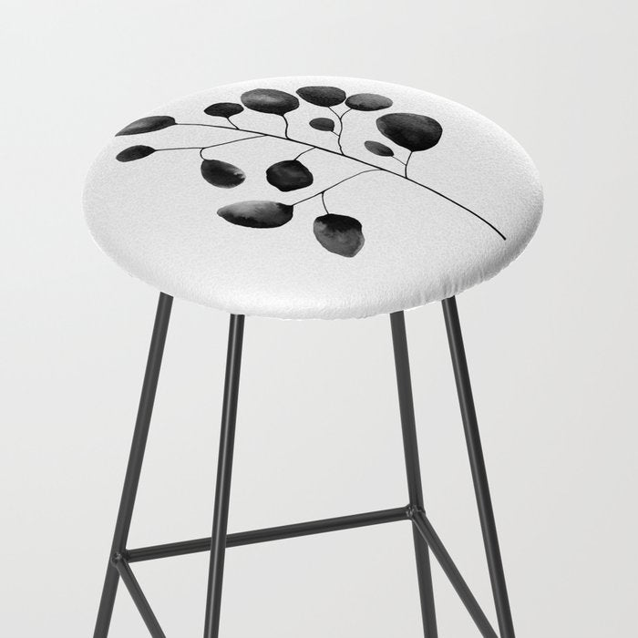 Watercolor Leaves Stool Gallery Image 2