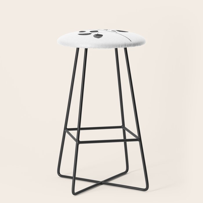 Watercolor Leaves Stool Gallery Image 1