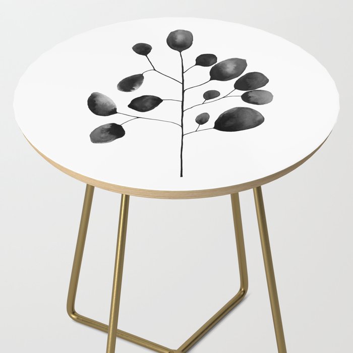 Watercolor Leaves Side Table Gallery Image 2