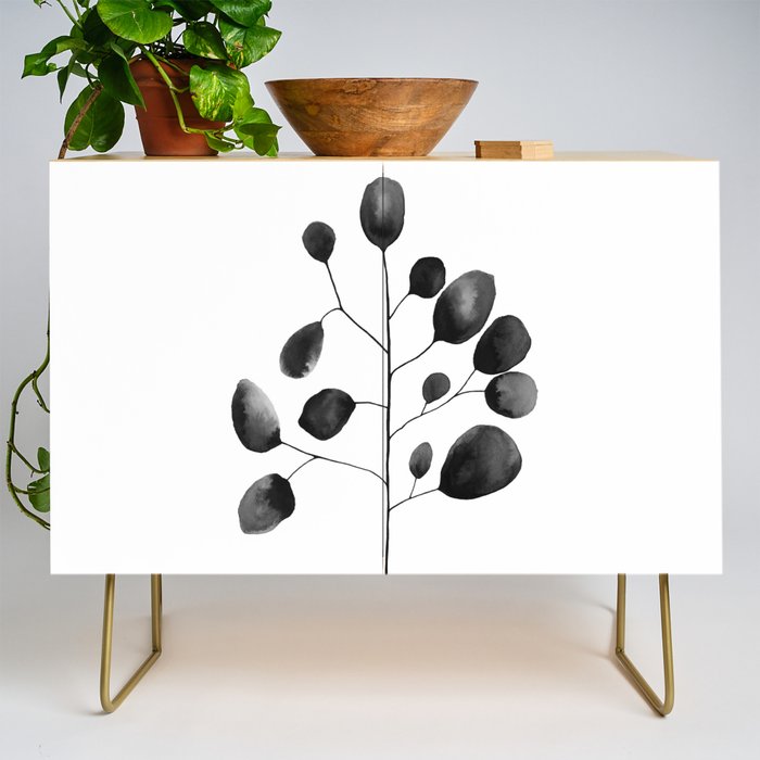 Watercolor Leaves Credenza Gallery Image 1