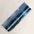 Mountainscape Under The Moonlight Yoga Mat Gallery Image 1