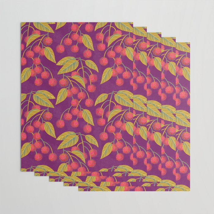 Rambutan Fruit Wrapping Paper Gallery Image 3