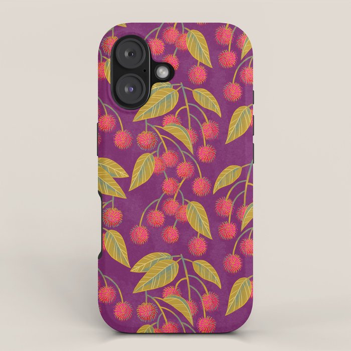 Rambutan Fruit iPhone Case Gallery Image 1