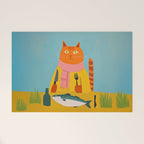 Hungry Cats Fish Feast Welcome Mat Gallery Image 1