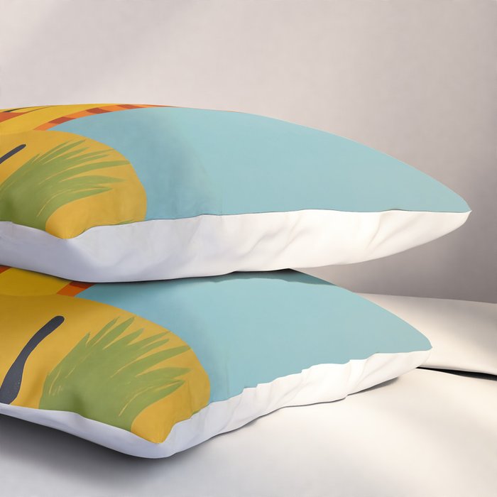 Hungry Cats Fish Feast Pillow Sham Gallery Image 3