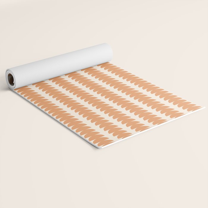 Maude Pattern XXIII Pantone Peach Fuzz Yoga Mat Gallery Image 2