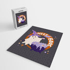 Here for the boos - cute witchy ghost Jigsaw Puzzle Gallery Image 2