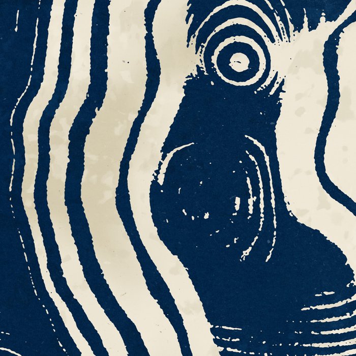 Indigo Tides and Ripple Lines Coffee Mug Gallery Image 2