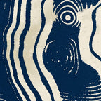 Indigo Tides and Ripple Lines Coffee Mug Gallery Image 2