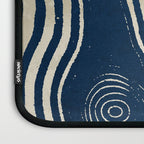 Indigo Tides and Ripple Lines Laptop Sleeve Gallery Image 3