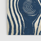 Indigo Tides and Ripple Lines Poster Gallery Image 3