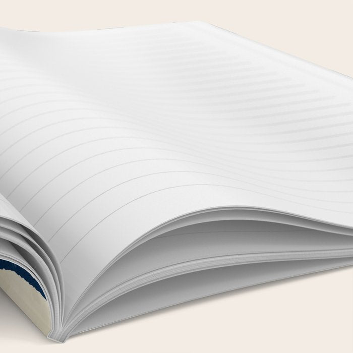 Indigo Tides and Ripple Lines Notebook Gallery Image 2