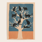 Black Cats in Tree 03 Poster Gallery Image 4