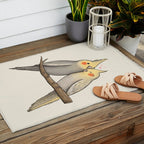 Cockatiel Cuddle Outdoor Rug Gallery Image 2