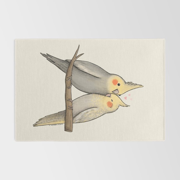 Cockatiel Cuddle Rug Gallery Image 2
