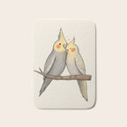 Cockatiel Cuddle Bath Mat Gallery Image 1