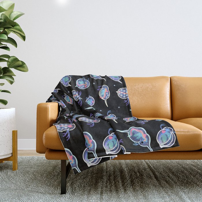 Daphnia Throw Blanket Gallery Image 1