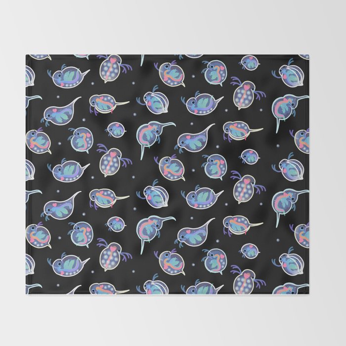 Daphnia Throw Blanket Gallery Image 2